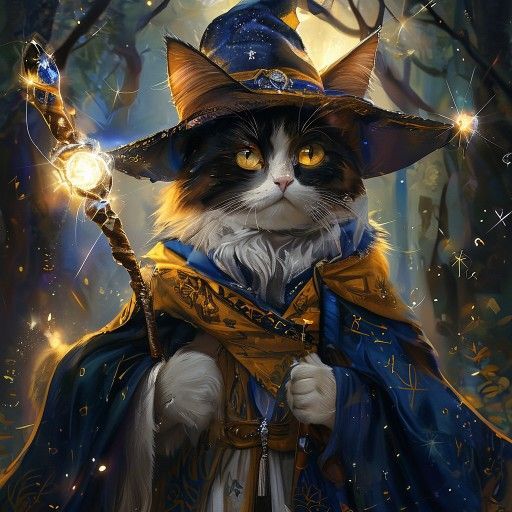 Fantasy Mage wizard style example
