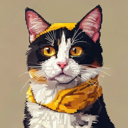 Pixel Art retro style example